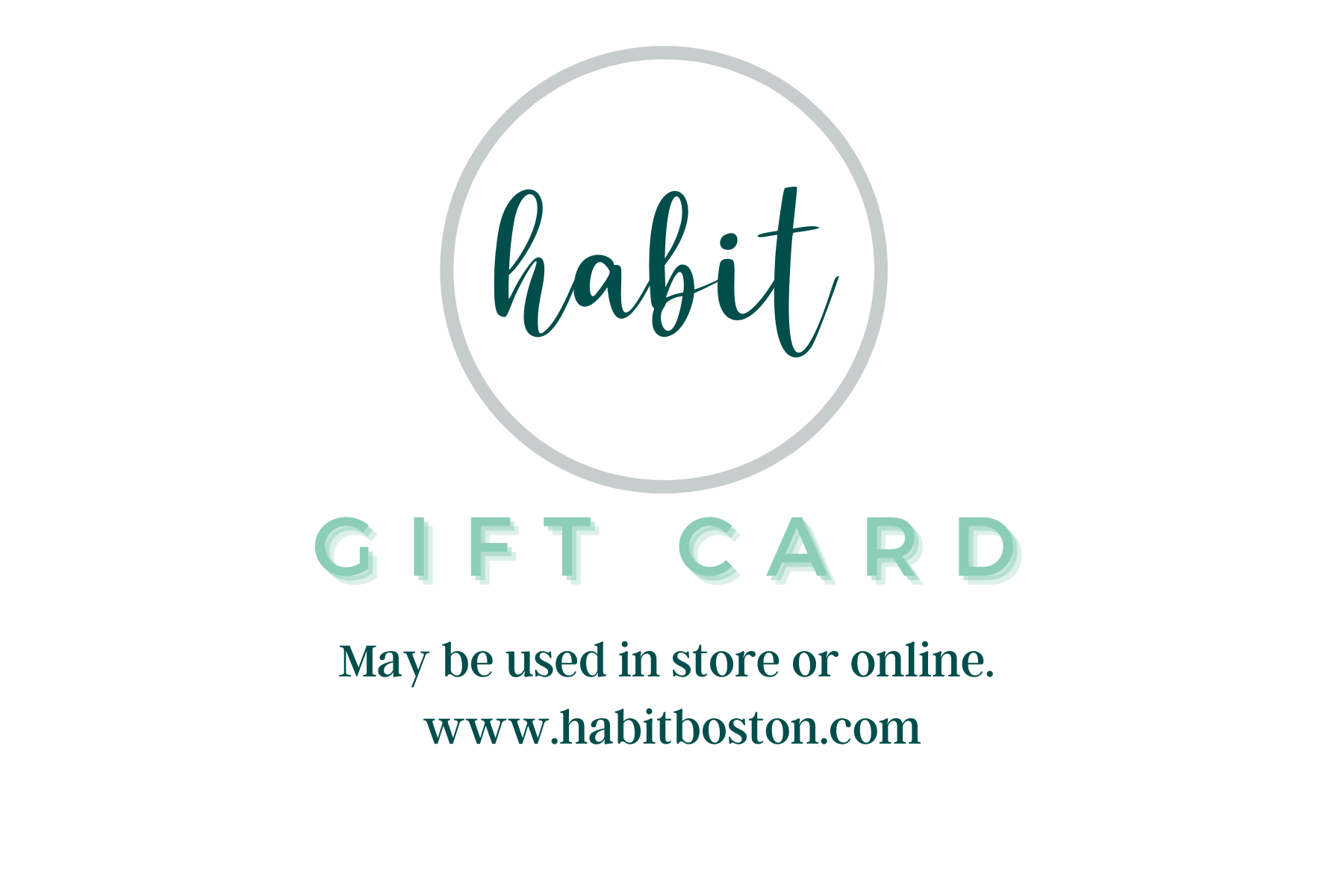 Habit Gift Card
