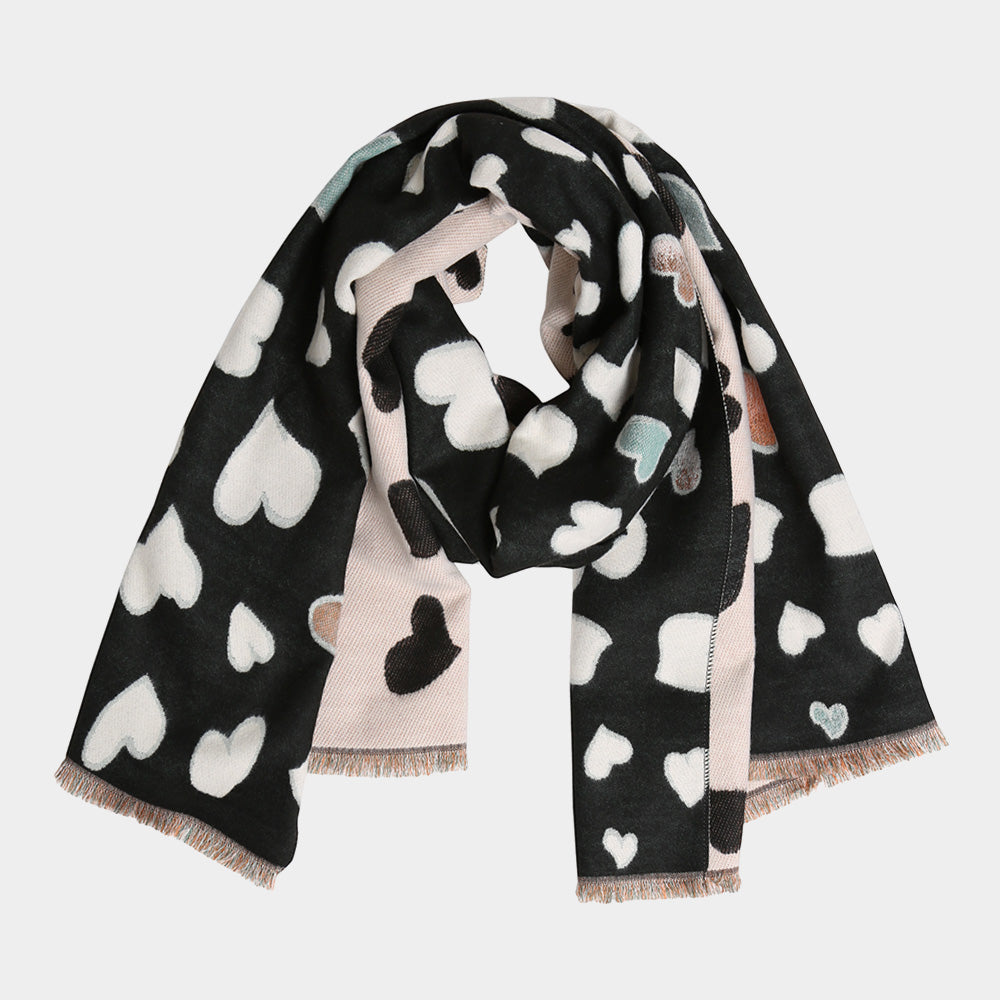 THE LOVE SCARF IN BLACK