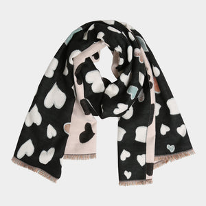 THE LOVE SCARF IN BLACK