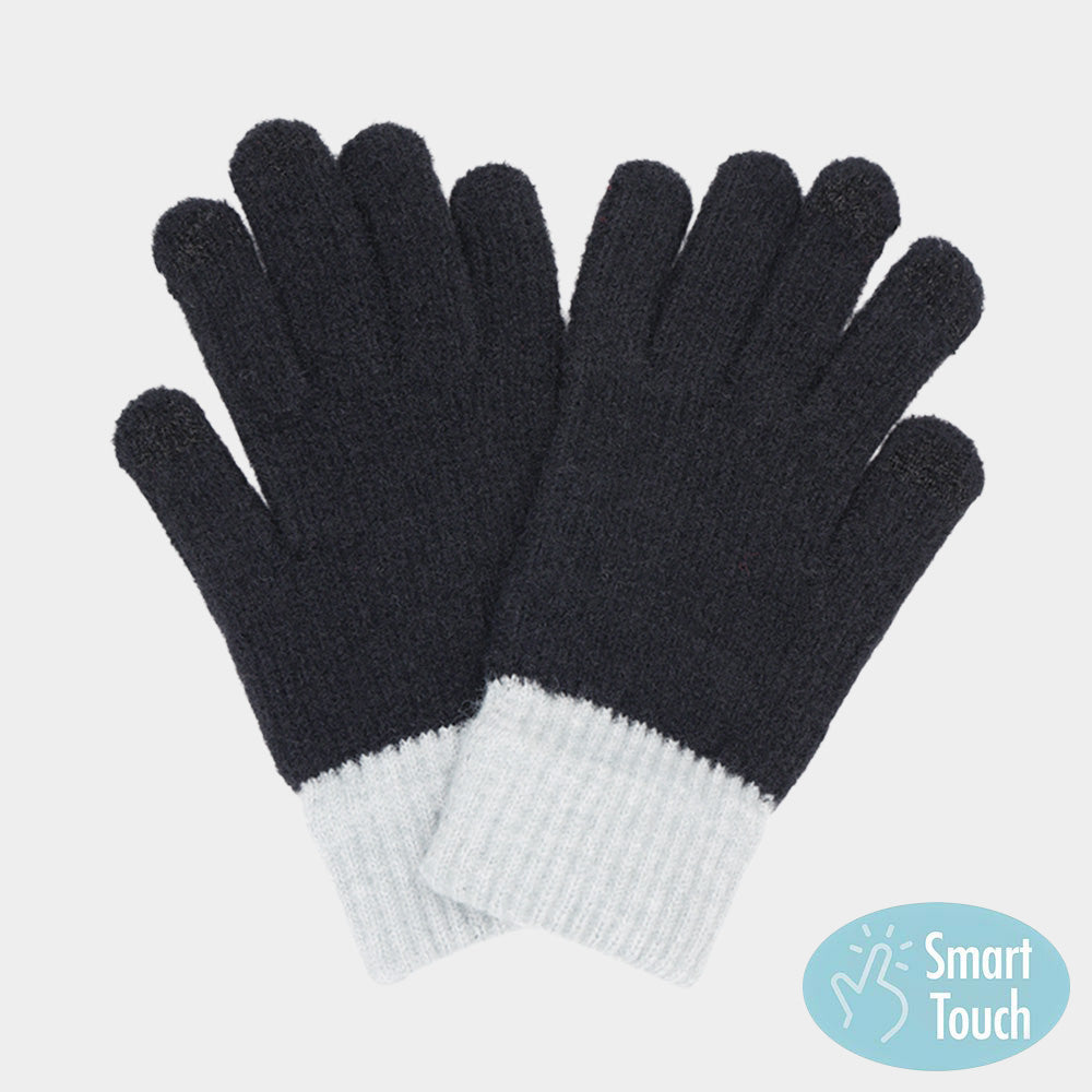 SMART TOUCH GLOVES IN BLACK