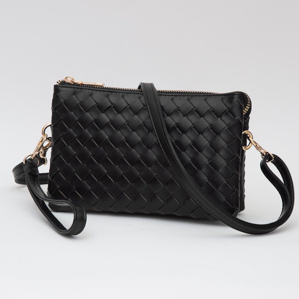 THE WOVEN BAG IN BLACK