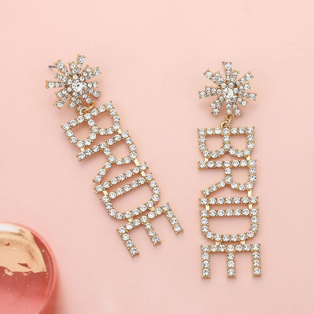 BLINGY BRIDE EARRINGS