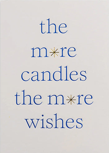 MORE WISHES CARD
