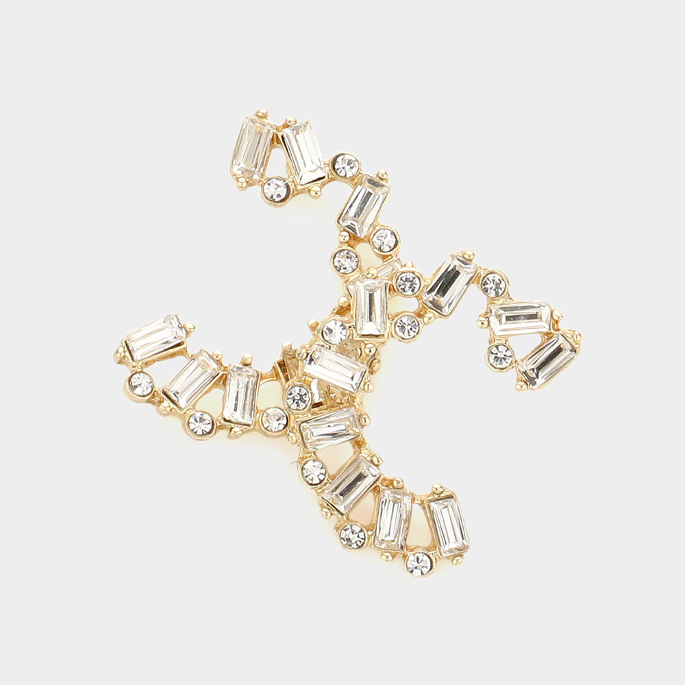 BAGUETTE BLING EARRINGS