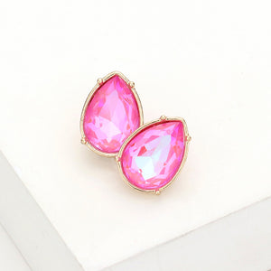 THE STELLA EARRING IN HOT PINK