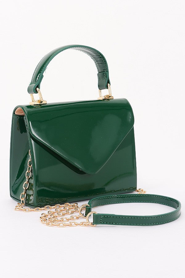 THE TRISH BAG IN HUNTER GREEN