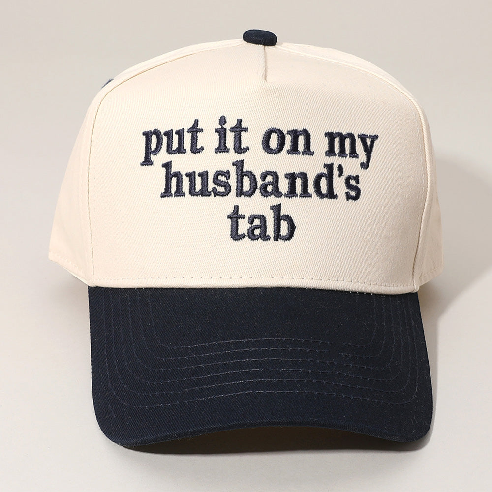 MY HUSBANDS TAB, PLEASE.