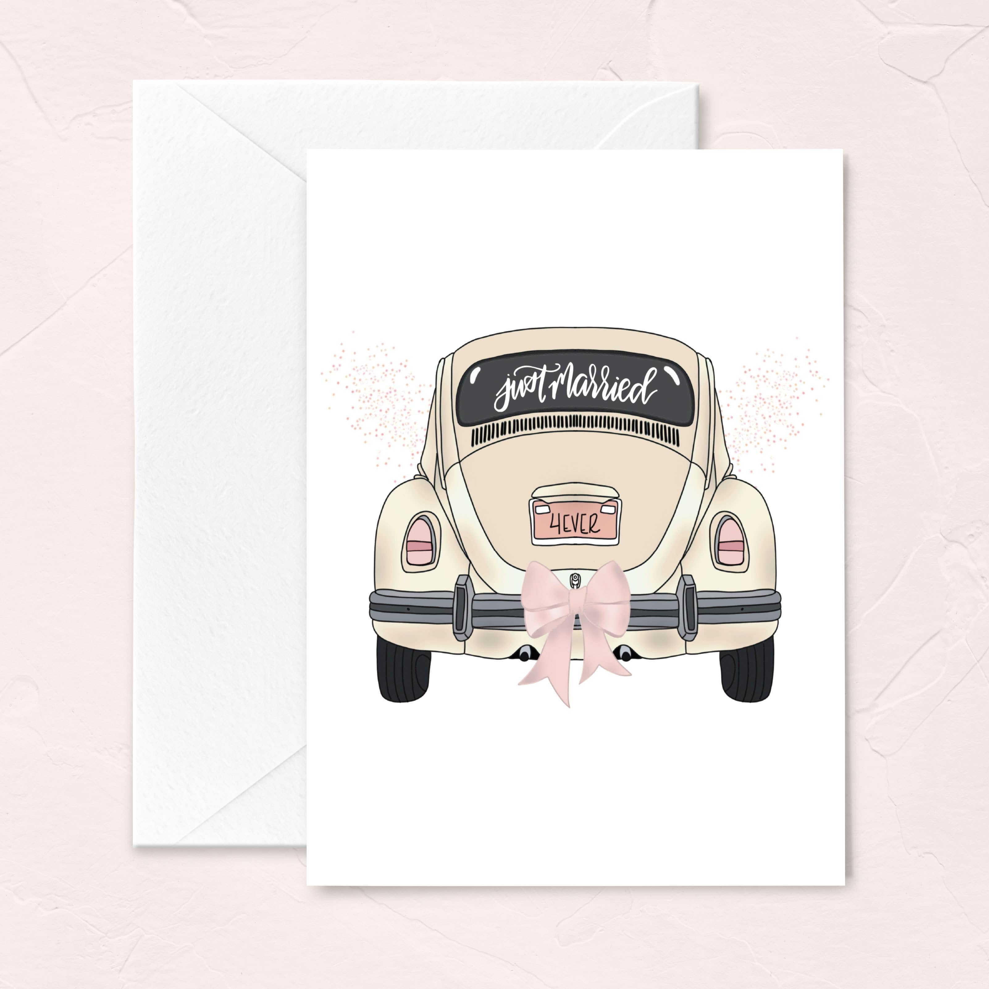 JUST MARRIED CARD