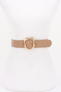 KHAKI AND GOLD BELT