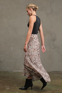 LEOPARD PRINT SKIRT