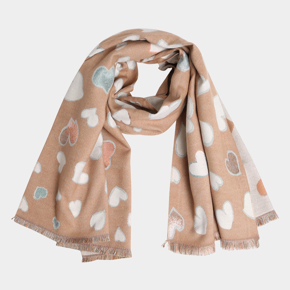THE LOVE SCARF IN NUDE