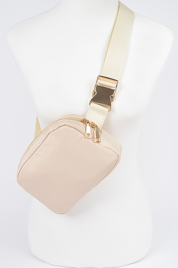 CRISS CROSS BODY IN NUDE