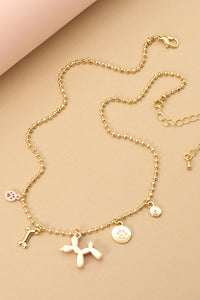 PUP PAW NECKLACE IN IVORY