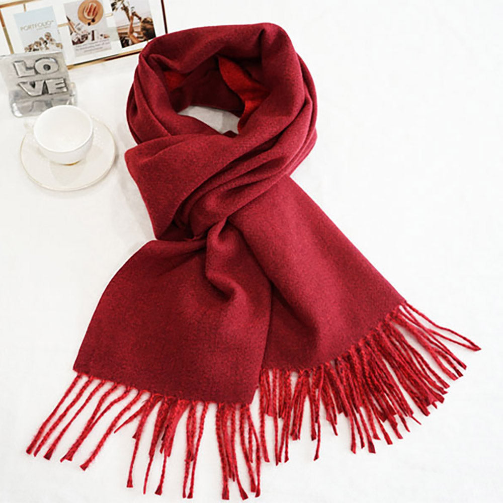 THE BRIANA SCARF IN RED