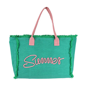 THE SUMMER BAG IN GREEN