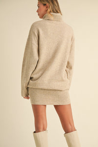 THE CORI TURTLENECK DRESS