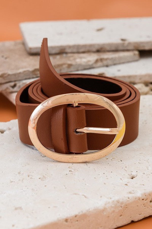 CARLY BELT IN BROWN