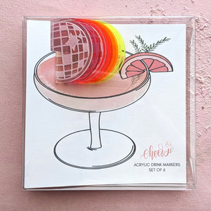 DISCO DRINK CHARMS