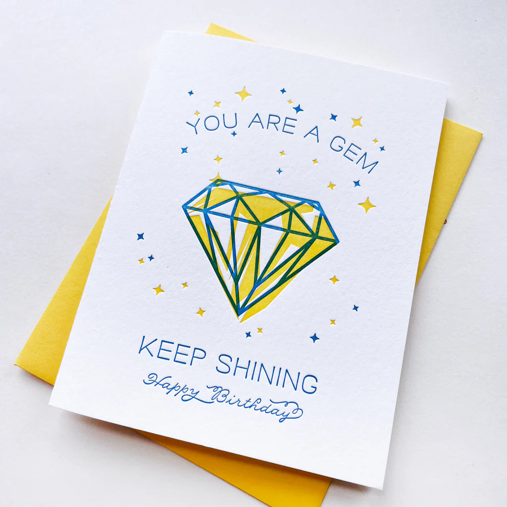 YOU ARE A GEM BDAY CARD