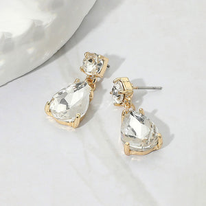 THE TORI EARRINGS IN CRYSTAL