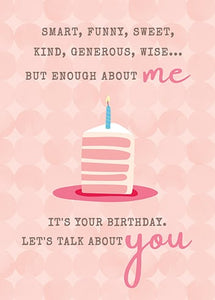 KIND BIRTHDAY CARD