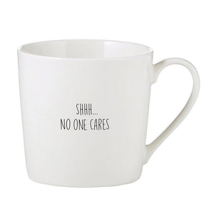 NO ONE CARES MUG