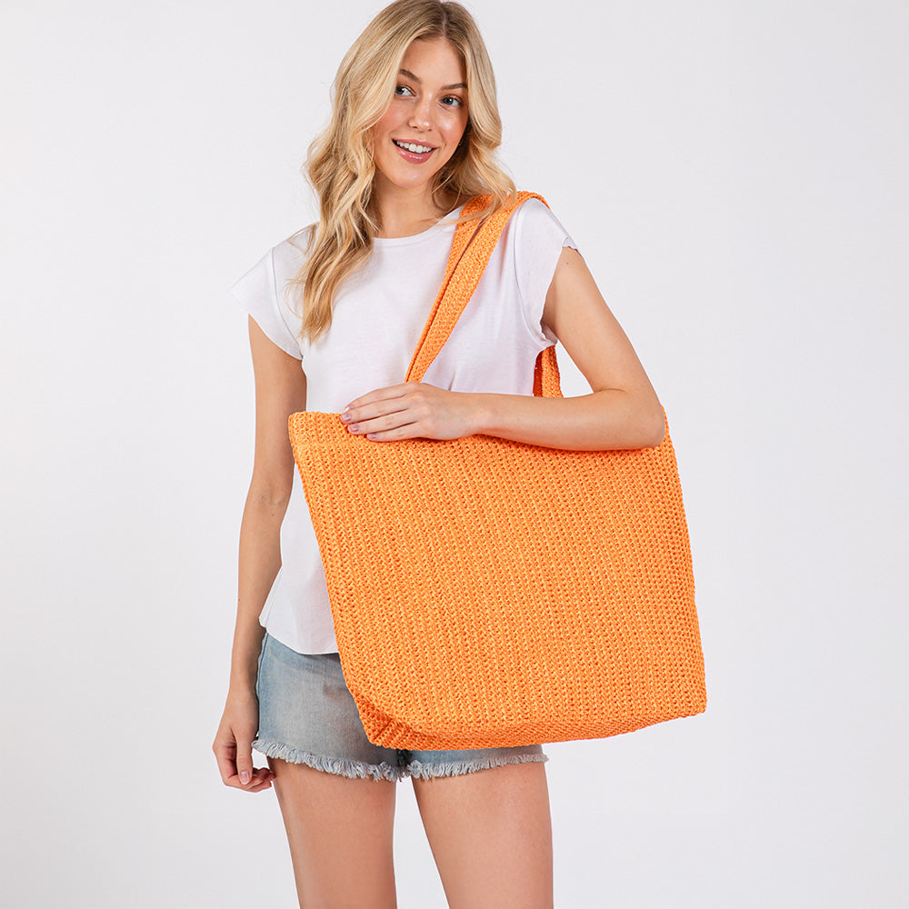 SHANNON TOTE IN ORANGE