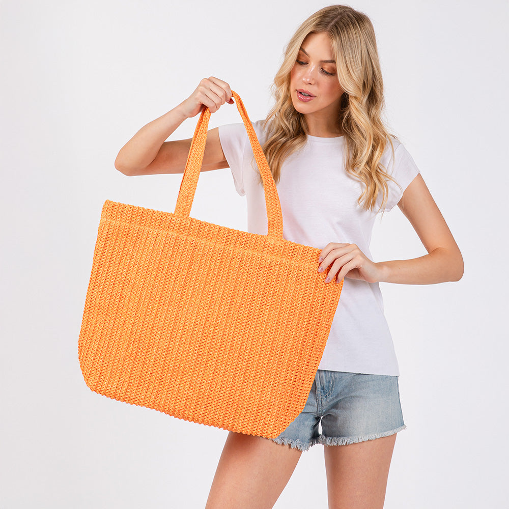 SHANNON TOTE IN ORANGE