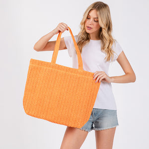 SHANNON TOTE IN ORANGE