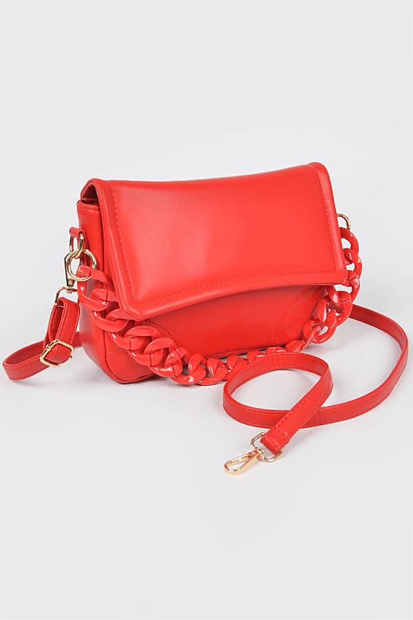 THE WEEKEND BAG IN RED