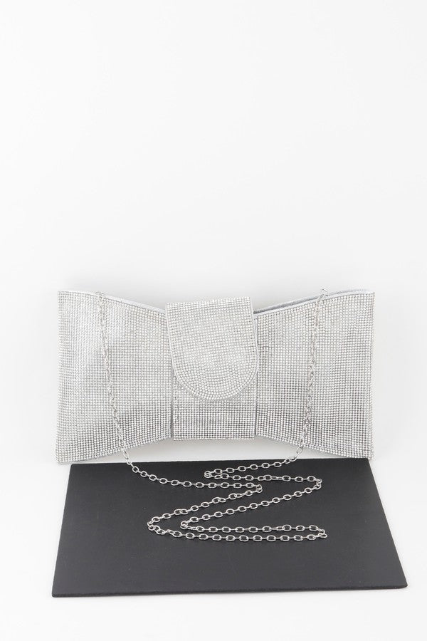 THE SARAH CLUTCH IN SILVER
