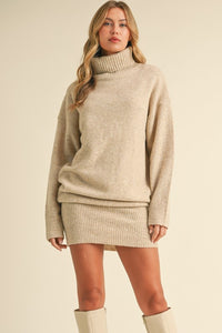 THE CORI TURTLENECK DRESS